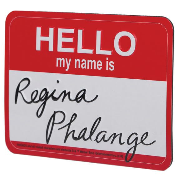Friends The TV Series Regina Phalange Phoebe Buffay Friends Embossed Metal Magnet - Funny Friends Magnet - Great Gift Idea