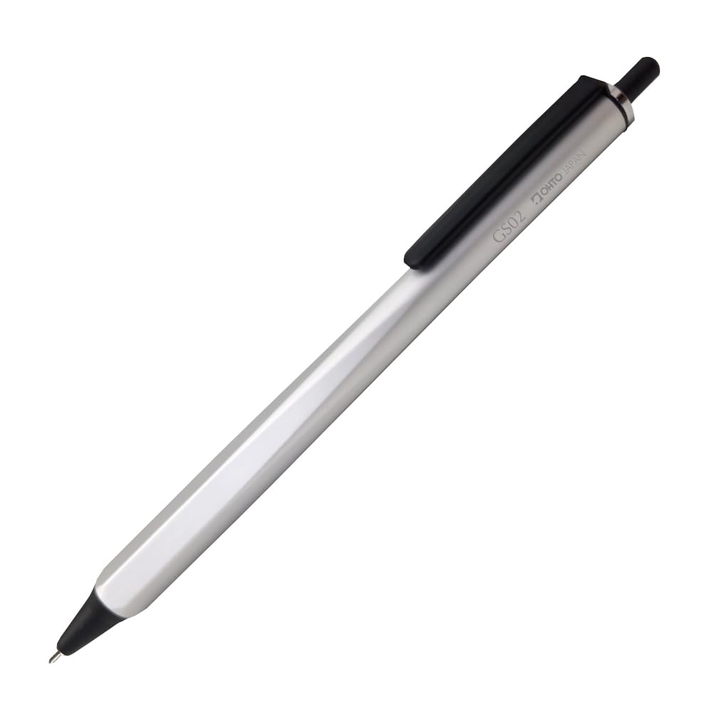 Amazon | オート ローラーゲルボールペン GS02 シルバーマット GS02-G5