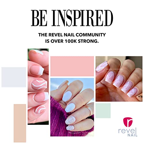 Revel Nail Dip Powder - Sheer Pink And French Powder Dip Nail Polish, Chip Resistant Dip Nail Powder With Vitamin E And Calcium, Diy Manicure #TOP3