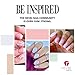 Revel Nail Dip Powder - Sheer Pink and French Powder Dip Nail Polish, Chip Resistant Dip Nail Powder with Vitamin E and Calcium, DIY Manicure, Erica & Veronica