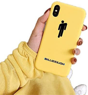 IOKLJD Billie Eilish Logo Phone Case for iPhone Soft Silicone Cover (20144, iPhone x)