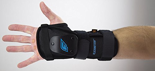 Demon Snow Flexmeter Wrist Guard - Double Black, M #TOP1
