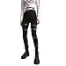 Produktbild Damen Hose Dasongff Gothic Punk Lange Hose Mit Niet Steampunk Sexy Strumpfhose Leggings Bleistift Hosen Silm Fit Cool Streetwear Cargohosen Schwarz Seitengurt