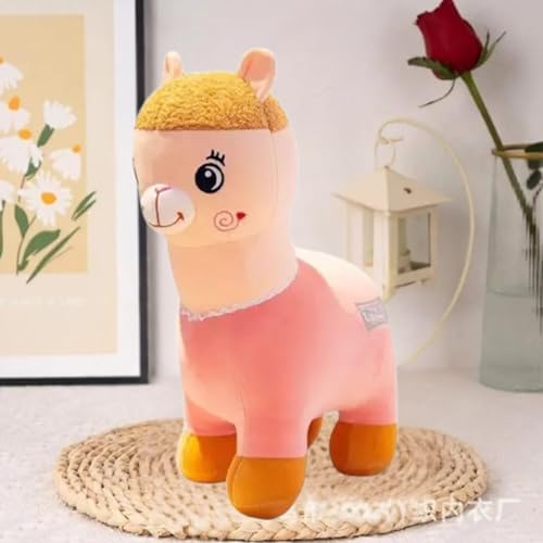 Image of Flufies Plush Toys - Snuggly and Aesthetic Stuff Plush Toys and Baby Toys - Soft Toys for Baby Girl and Baby Boy - Soft Toys for Girlfriend Gift (Alpaca)