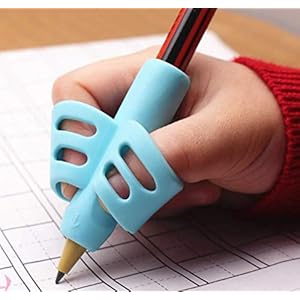 3 pcs Adorable Ring Pencil Grips Eco-friendly Soft Silicone Pencil Holders Writing Posture Correction Finger Grip for Kids Preschoolers Special Education Supplies Pencil Grippers Set of 3 multicolor