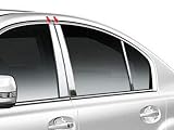 QAA is Compatible with 2010-2014 Subaru Legacy 4 Piece Stainless Pillar Post Trim PP10445