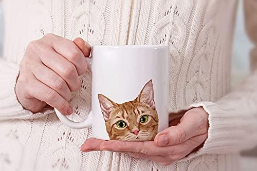 MUGBREW Orange Tabby Kitten Cat Ceramic Coffee Mug Tea Cup, 11 OZ - Image 7
