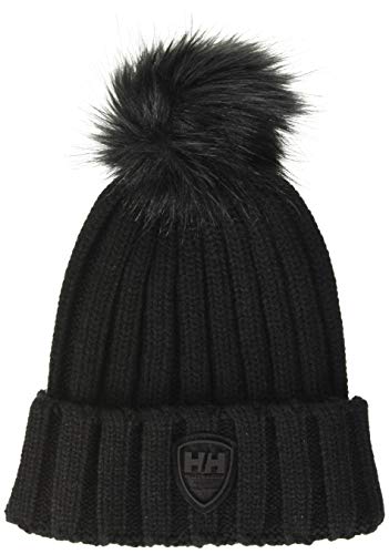 Helly Hansen W Limelight Beanie Gorro de Punto, Mujer, Negro (Negro 990), One Size (Tamaño del Fabricante:Unica)