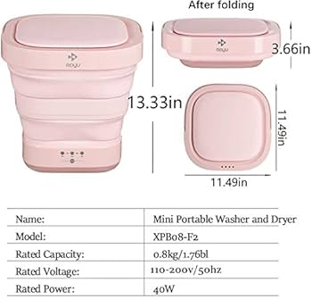 Amazon.com: Mini Portable Washer and Spin Dryer-Super Energy