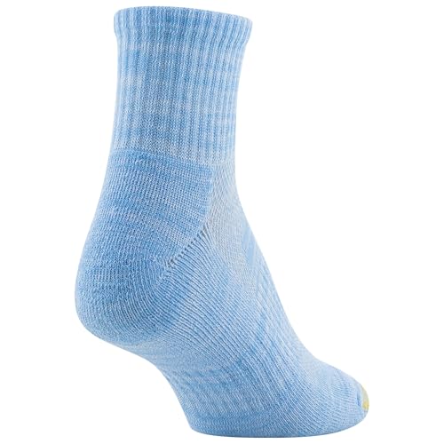 Image of GOLDTOE womens Half Cushion Sport Quarter Socks With Mesh, 6-pairsSocks