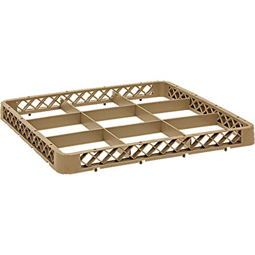 Panier à vaisselle 9 compartiments avec bord rehausseur anti-choc