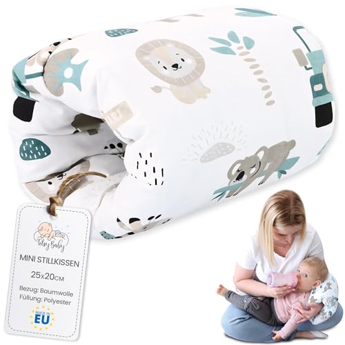 Stillkissen klein Breastfeeding und Nursing Pillow für unterwegs 20 cm -...