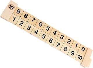 TOYANDONA Tobots Brinquedos Combinar Brinquedo Régua Digital Decomposição Matemática Escala Régua Madeira Matemática Brinquedo Matemática Ajuda Ao Ensino Números Decomposição Régua