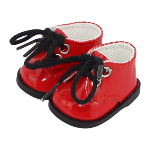 BEALIFE 1 par de Zapatos de muñeca para Vestir, Botas Hechas a Mano para muñecas Colgantes, para niños 5 a 7 y 8 10 años.