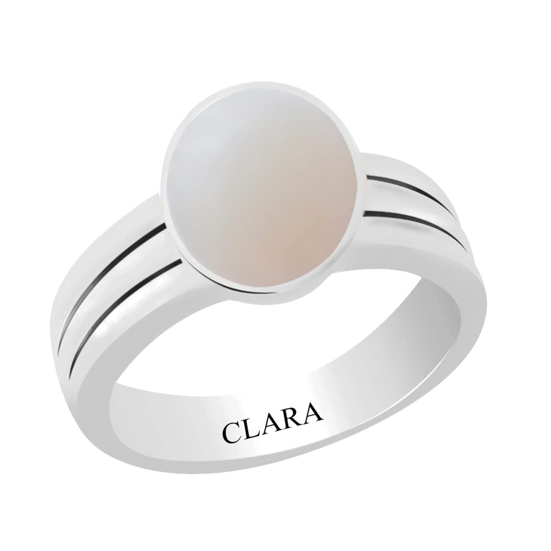 clara Certified Opal 6.5cts or 7.25ratti Stunning Silver Ring for Men and Women-picture-26