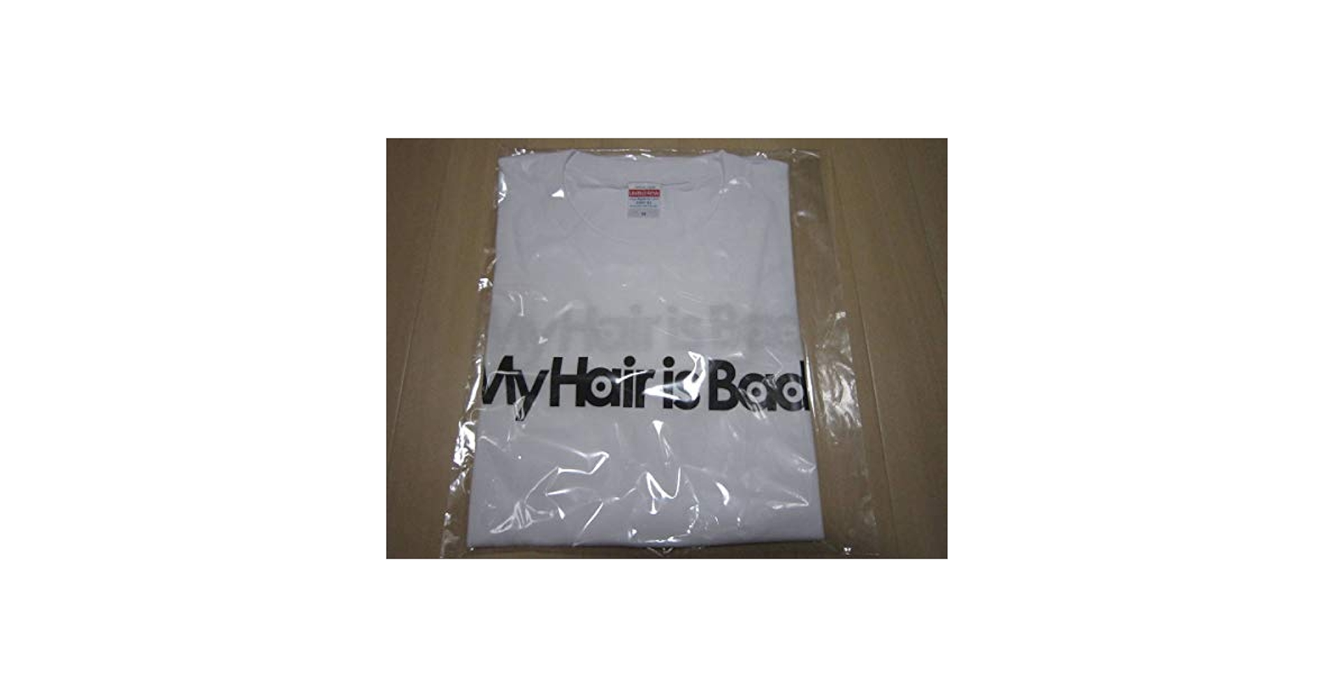 Amazon | M白 My Hair is Bad ロゴTシャツ | Tシャツ