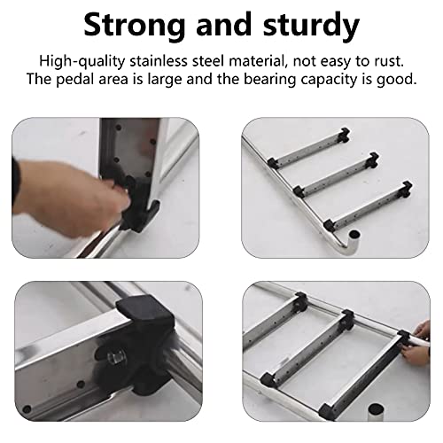 Peldaños para escalera de piscina acero inoxidable miniatura 4
