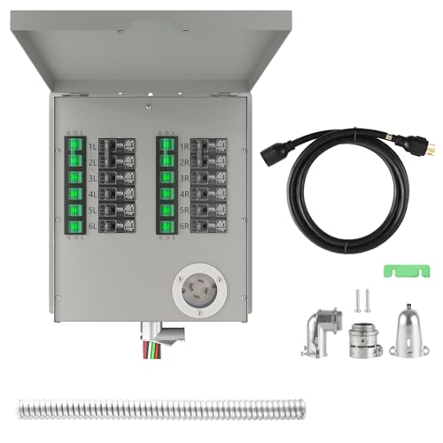 Nature's Generator Transfer Switch12-Circuits 120/240V 30A Non-Automatic Power Transfer Kit