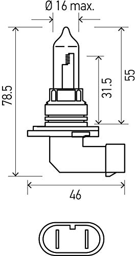 Hella 9005 Yl Twin Blister Xtreme Yellow Bulb (12V 65W), 2 Pack #TOP4