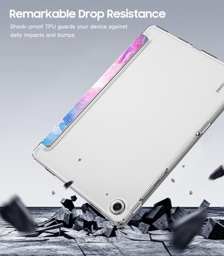 Image of TiMOVO Soft Case for Samsung Galaxy Tab A11+ /A11 Plus 11 inch 2026,DreamyNebula | Fit for SM-X230 /X236 /X238, Slim Soft TPU, Translucent Frosted Back, Auto Wake /Sleep