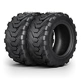 TRIPOWER 18x8.50-10 Garden Tractor Tires, 6 PR Tubeless, R4 Heavy Duty Farm and Lawn Master Tractor Tire Compatible with Kubota John Deere, Set of 2