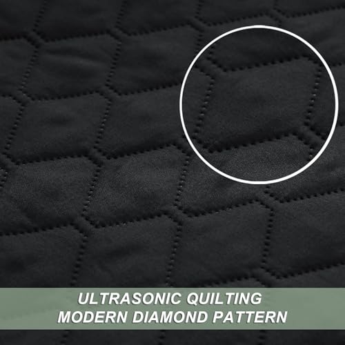 Exclusivo Mezcla Reversible King Size Quilt Bedding Set, Black by Exclusivo Mezcla - Used condition - Image 4