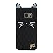 Galaxy S7 Case, MC Fashion Sparkle Bling Crystal Rhinestone 3D Cat Kitty Ears Cute Whiskers Protective Silicone Rubber Case for Samsung Galaxy S7 (Bling Cat)