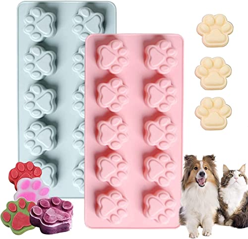 2 Tappetini Da Forno In Silicone A Forma Di Cuore Per Cani - Antiodore E Antiaderenti - Fatti In Casa Per Biscotti Per Cani - 6