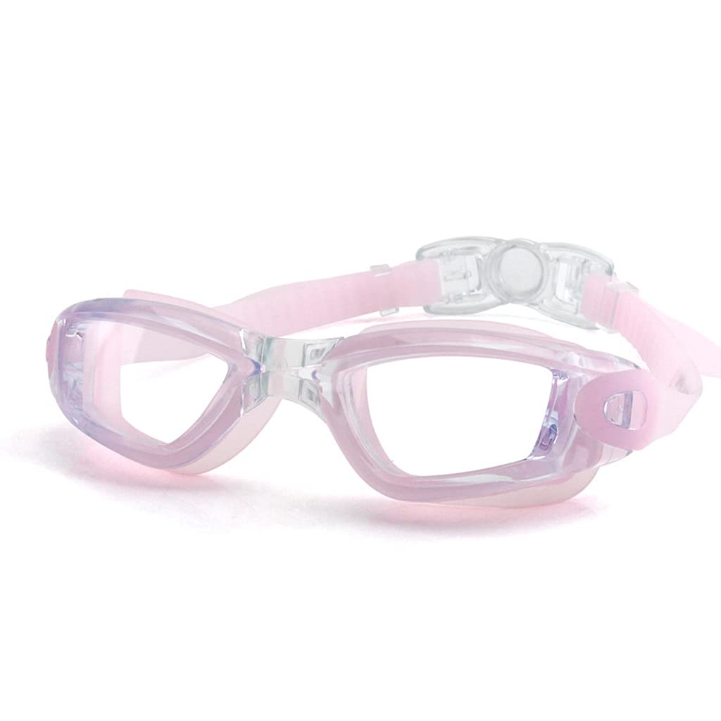 Myopie-Schwimmbrille, Silikon-Schwimmbrille, Anti-Beschlag, Uv, optisch, wasserdicht, für Männer, Frauen, Erwachsene, transparente Linse, Brillen (Farbe: C) (B)