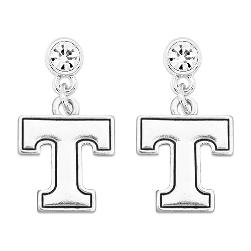 Tennessee Volunteers Lydia Silver Earrings Jewelry Gift Licensed UT