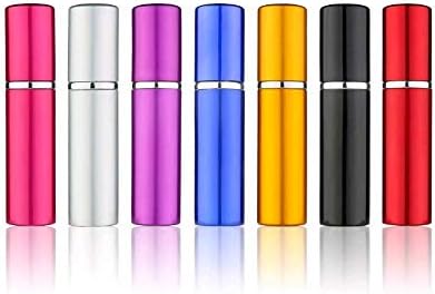 hellomagic 7 Pack Perfume Atomiser Bottles Mini Refillable Travel Perfume Bottle Spray Bottle Perfume Bottles,5ml