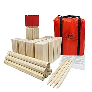 GICO Kubb 3263 Zestaw XXL Gra Wikingów