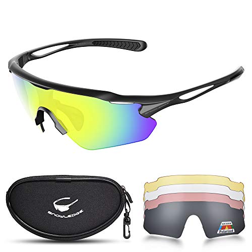 Image of Cycling Glasses, TR90 Unbreakable Frame Polarized Anti-UV400 Sports Sunglasses