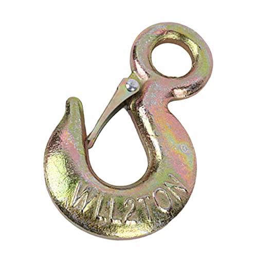 OSOLADY 2t Electric Hoisting Hook Steel Lifting Hook Chain Hooks for Heavy Lifting