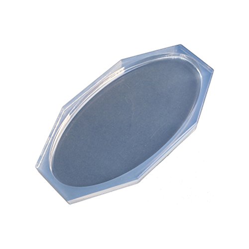 亀島商店 プレート レジンクラフト用 ソフトモールド プレートI 楕円 1個入 KAM-REJ-546