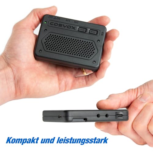 COSVOX Cosplay Bluetooth Wireles Soundmodul Fügen Sie aufregende Soundeffekte, ikonische Stimmlinien oder epische Musik zu Ihren Cosplay-Kostümen, Accessoires, Requisiten und Repliken hinzu