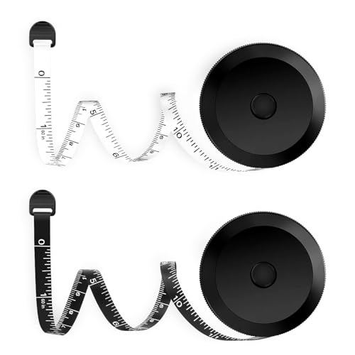 Set de cinta métrica retráctil 60 pulgadas, 2 unidades