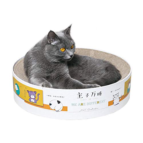 LoveSelfy Pet Litter, Cat Bed, Cat House, Foldable Corrugated Cat House, Rub Cat Toys On The Cat Bed with Paws. It Is Clean and Comfortable, Cute and Soft, Suitable For Cats and Dogs At Home.