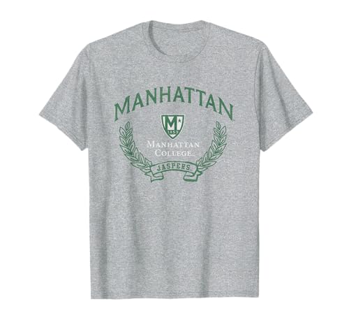 Manhattan Jaspers Victory Vintage Gray Officially Licensed T-Shirt