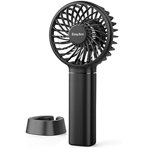 EasyAcc Mini Handventilator Tragbarer akku Starker Wind 3 Geschwindigkeiten Mini Ventilator USB kleiner handventilatoren Batterie fan Cover