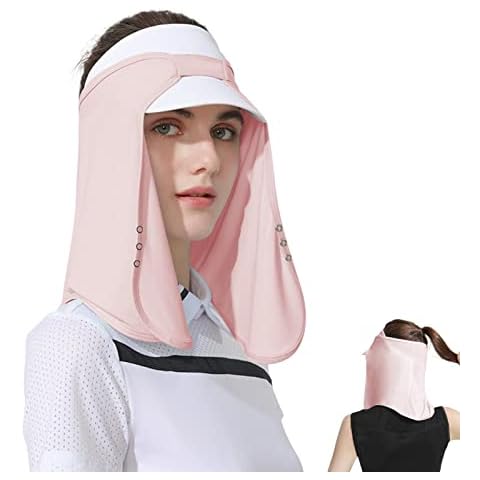 MISOYER Protective Hat Sunscreen Curtain, Cover for Baseball Hat Fishing Cap, Sun Protection Face Neck Shade Cool Sunscreen, Breathable Covering High Fit Cover