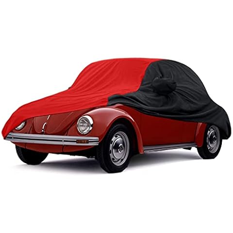 Indoor Car Cover Replace for 1960-1980 Volkswagen Beetle, Luxurious Stretch Satin Ultimate Custom-fit Indoor Breathable Car Cover for Dust-Proof, Underground Garage, Car Show Cover