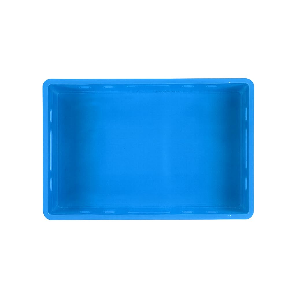 gardivo Eurobox - Caja para carnicería, 5 unidades, 60 x 40 x 20 cm, color azul, apilable, resistente, de plástico