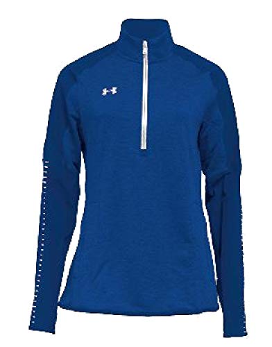 Under Armour Womens UA Knit Warm-Up Zip LG Blue