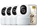 Anona Pano 4K UHD Indoor-Überwachungskamera (4er-Pack), 360°-Schwenk- und Tracking-Dome-Kamera für die Heimüberwachung, Wi-Fi 6 mit Personen-/Haustier-/Babysch... Zwei-Wege-Audio