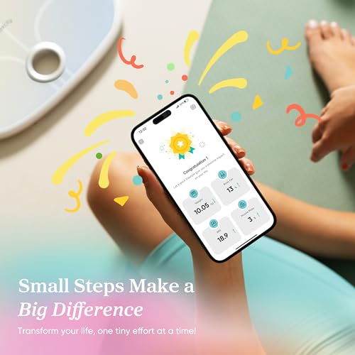 Etekcity Rechargeable Smart Scale for Body Weight, FSA Eligible, White - image 8