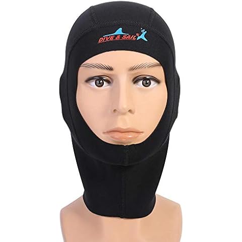 Tbest 1mm Neoprene Diving Hood for Water Sports Cover