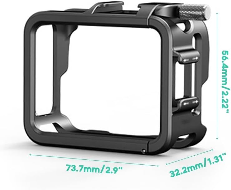 Protective Frame Metal Cage for GO3 Camera Border Holder Tripod Adapter