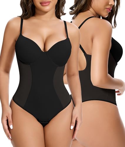 Body ventre plat dos nu pour corriger la silhouette en robe moulante