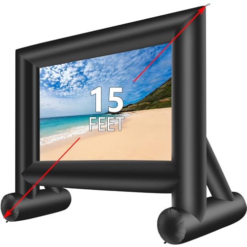XHYCPY Inflatable Projector Screen 15ft Inflatable...